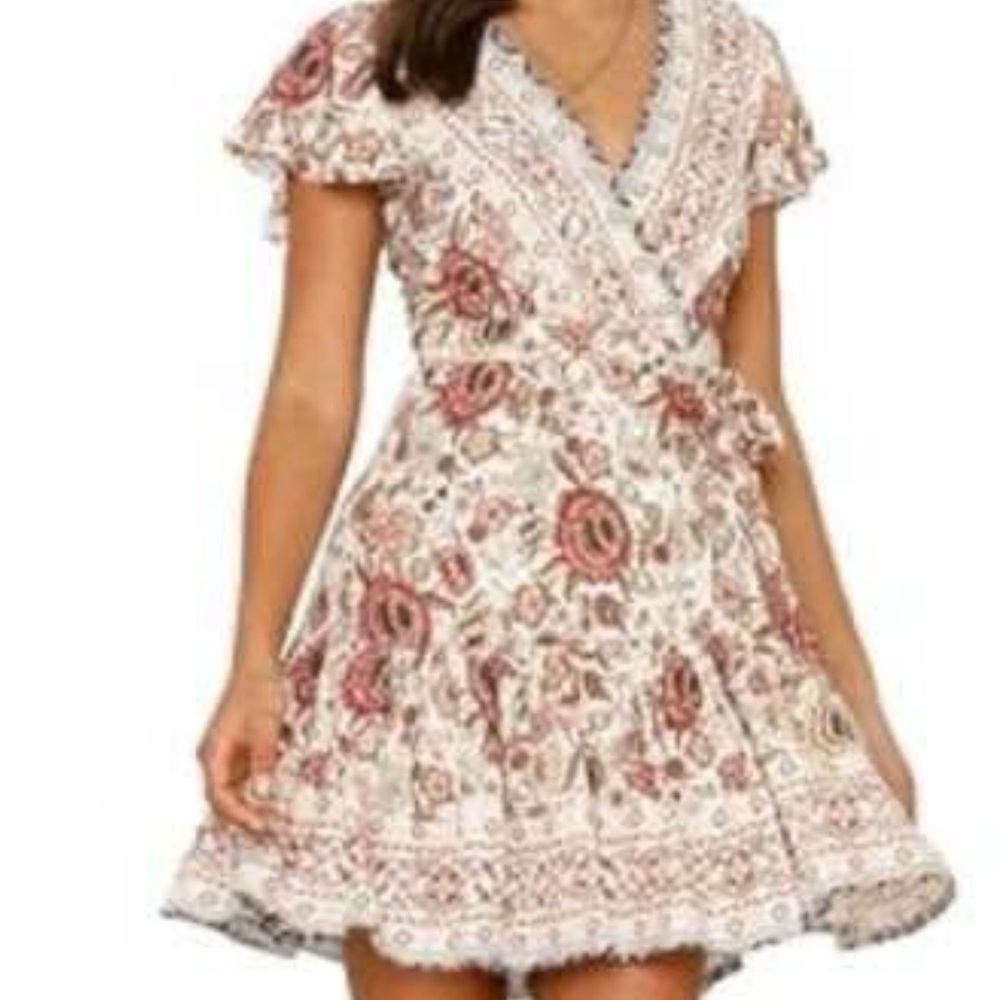Chic Floral V-Neck Mini Dress
